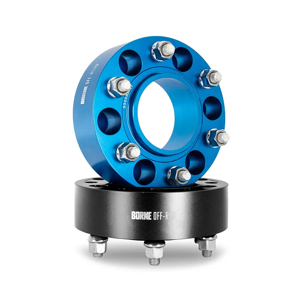 Mishimoto Bnws-004-350Bl Wheel Spacers, 6X139.7, 106Mm Center Bore, M12 X 1.5, 1.40-In Thick, Blue 1