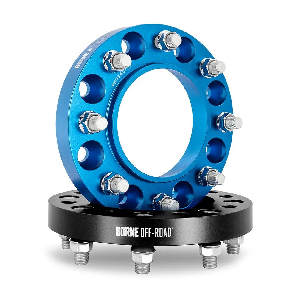 Mishimoto Bnws-006-320Bl Wheel Spacers, 8X165.1, 121.3Mm Center Bore, M14 X 1.5, 32Mm Thick, Blue 1