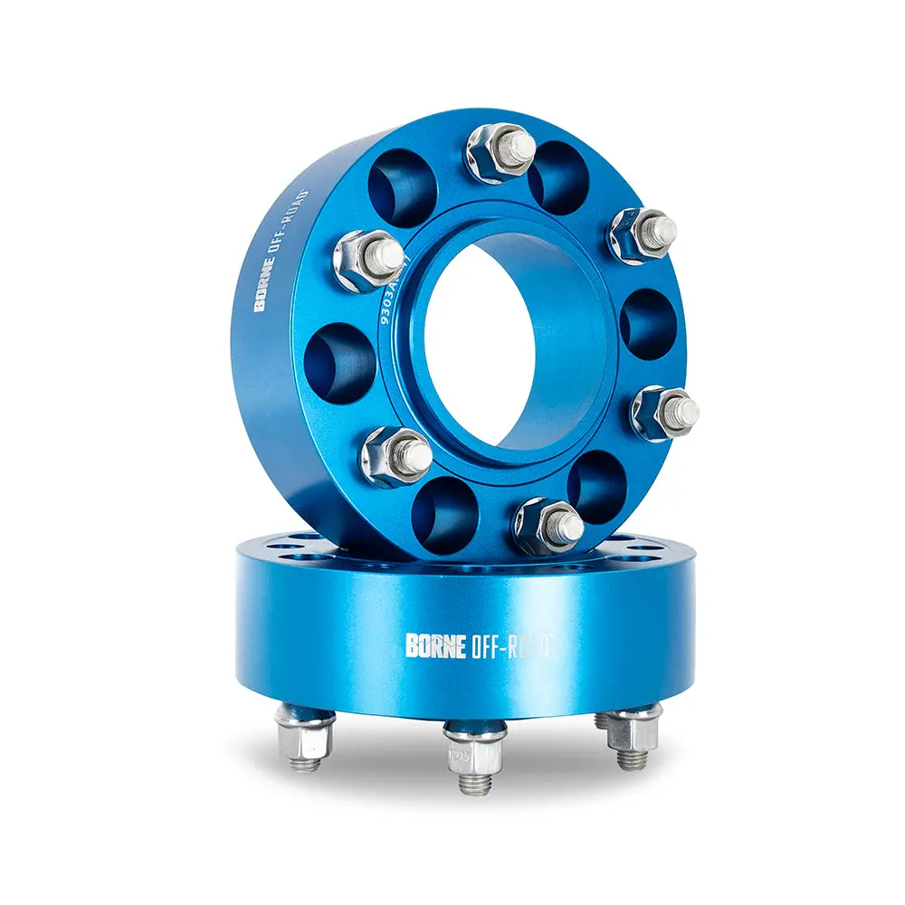 Mishimoto Bnws-007-500Bl Wheel Spacers, 6X135, 87.1 Center Bore, M14x1.5, 50Mm Thick, Blue 1