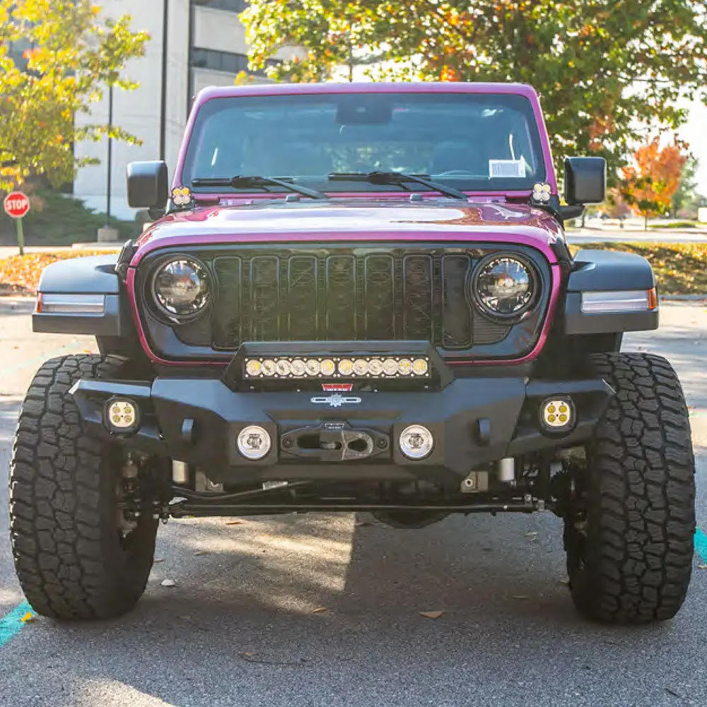 Combo Mid Front And Full Rear Bumpers For 18-25 Jeep Wrangler Jl 2-4 Door 1