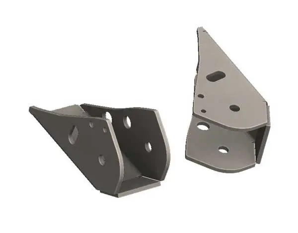 Bronco Rear Frame Lower Control Arm Brackets 1