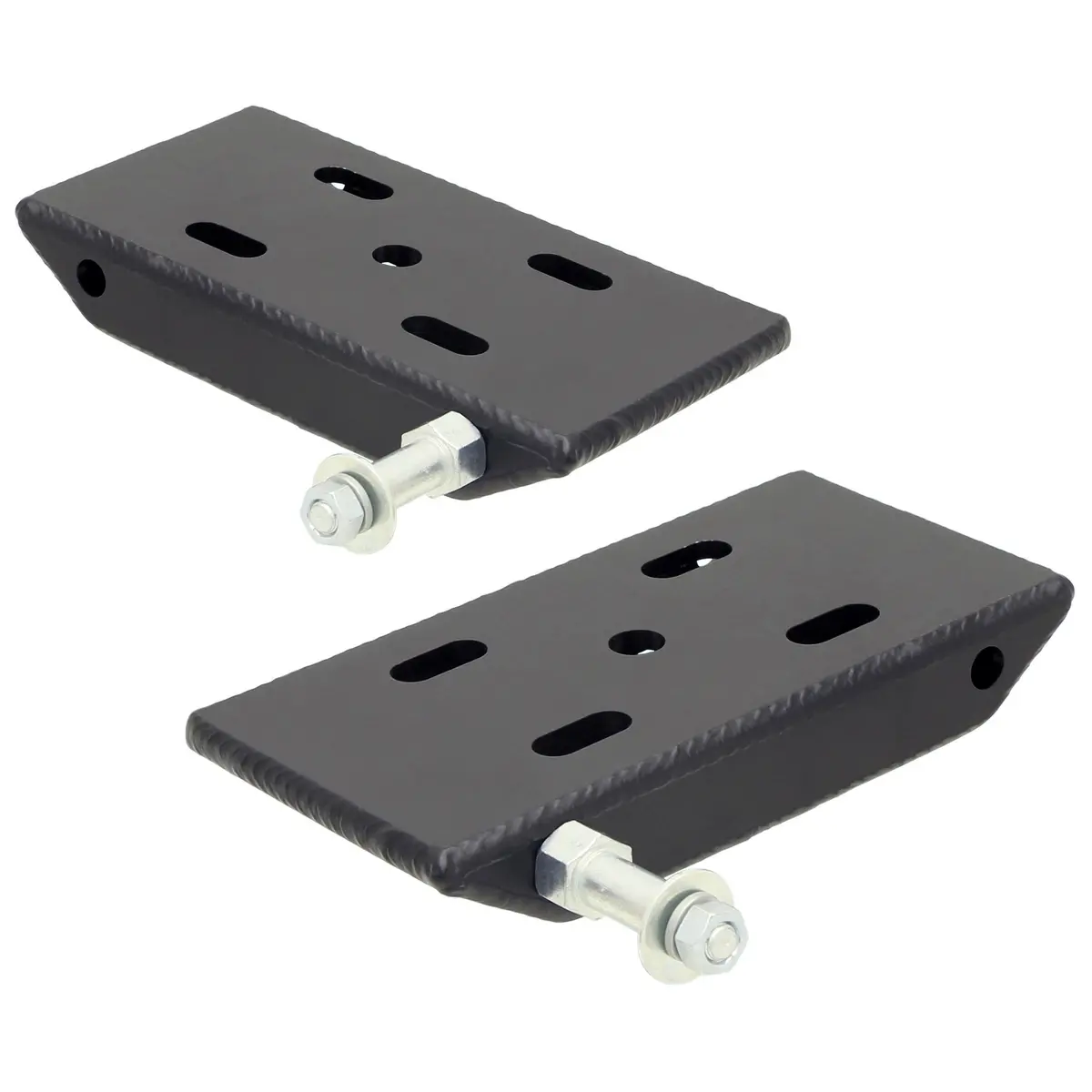 Rockjock Hd Leaf Spring Plates, For Use W/ 2 In. Springs (Jeep Cj Front), Incl. Replaceable Sway Bar Mounts, Pair 1