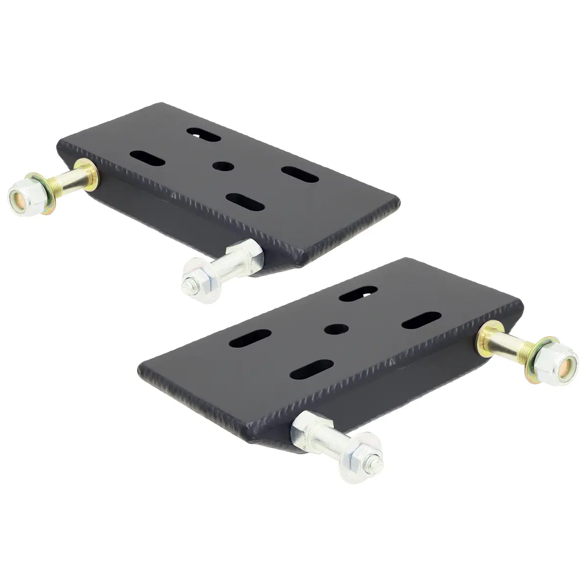Rockjock Hd Leaf Spring Plates, For Use W/ 2 In. Springs, (Jeep Cj Front), Incl. Shock And Sway Bar Mounts, Pair 1