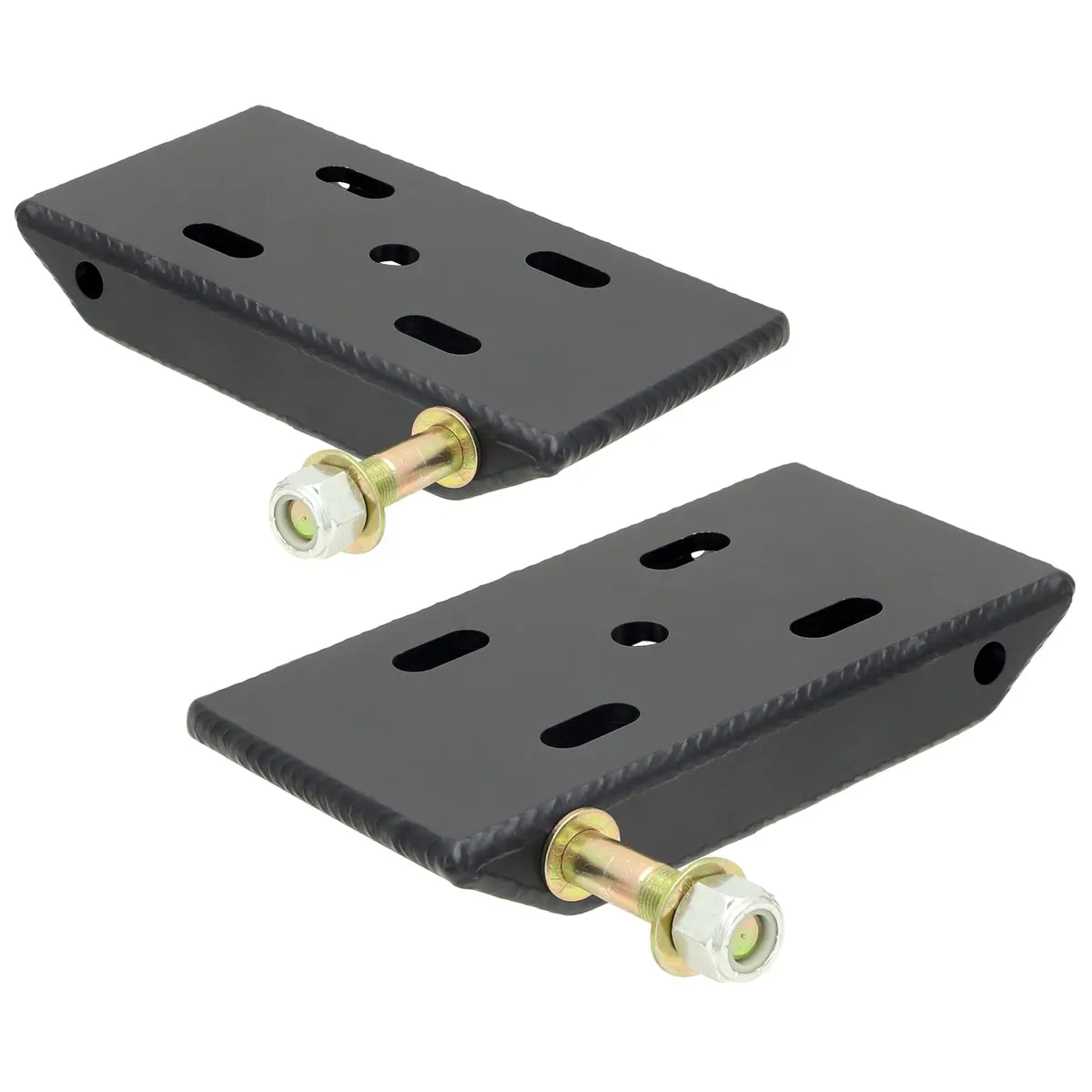 Rockjock Hd Leaf Spring Plates, For Use W/ 2 In. Springs, (Jeep Cj Front), Incl. Replaceable Shock Mounts, Pair 1
