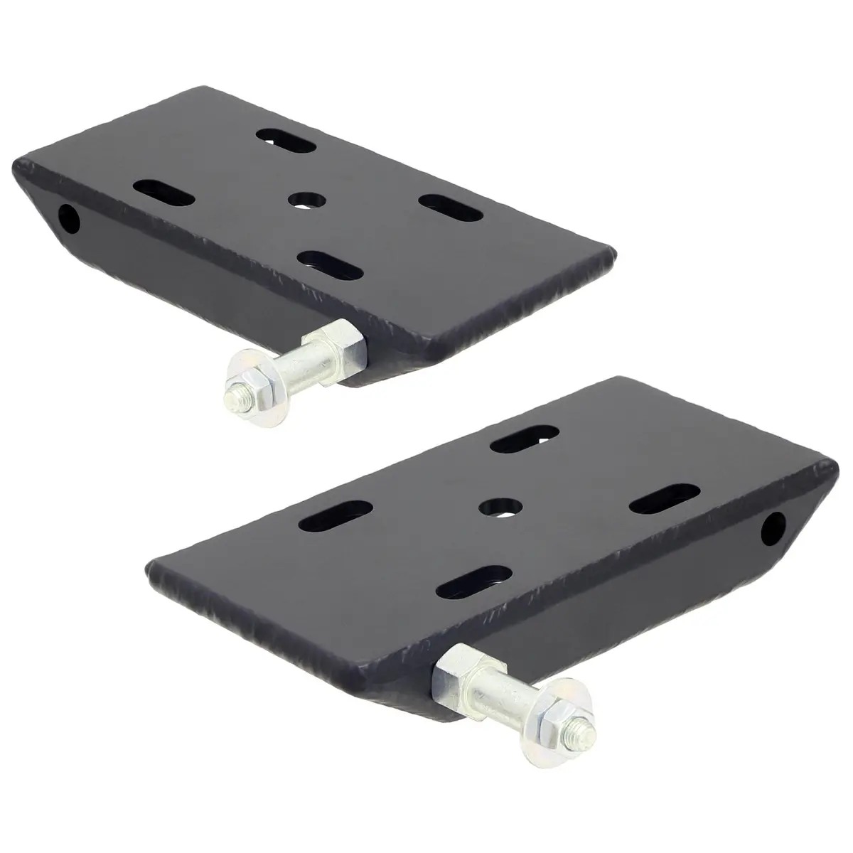 Rockjock Hd Leaf Spring Plates, For Use W/ 2 1/2 In. Springs, (Jeep Yj Front), Incl. Replaceable Sway Bar Mounts, Pair 1