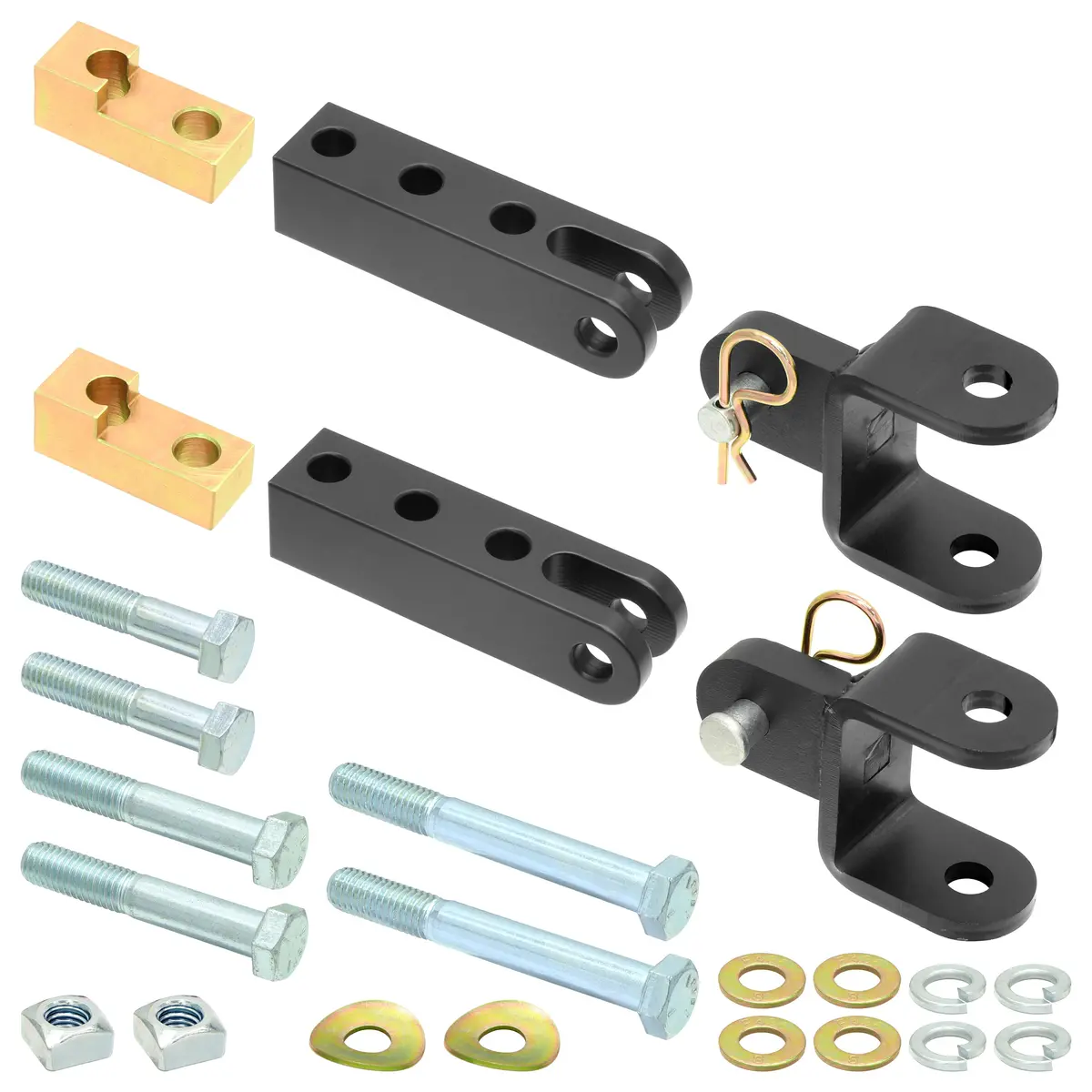 Rockjock Tow Bar Mounting Kit, Tj/Lj Front, Bolt-On, Incl. Mounting Hardware, Works W/Stock/And Most Aftermarket Bumpers, For Use W/ Common Tow Bars 1