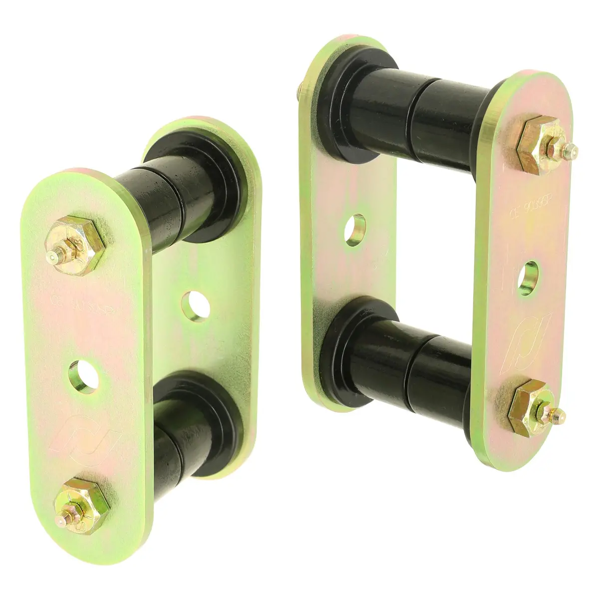 Rockjock Hd Leaf Spring Shackles, Yj Rear, Incl. Urethane Bushings, Hd Greasable Bolts, Pair 1