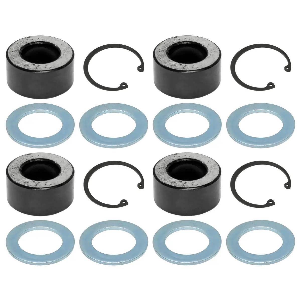 Johnny Joint Rebuild Kit, Narrow, 2.5 In., 4-Pack, Incl. 4 Bushings, 8 Side Washers, 4 Snap Rings 1