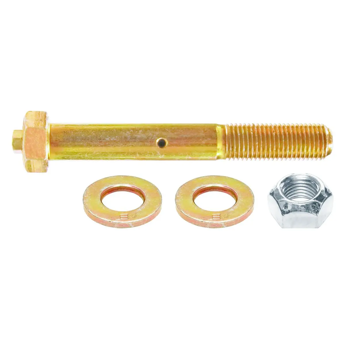 Rockjock Greaseable Bolt W/Hardware, 7/16 In. Thread X 3 1/4 In. Long, Flat Zerk Fitting 1