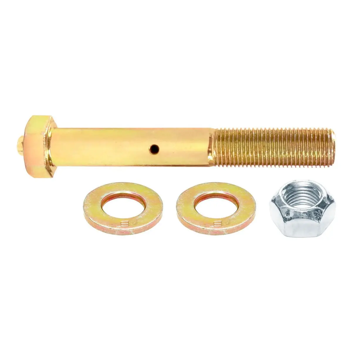 Rockjock Greaseable Bolt W/Hardware, 1/2 In. Thread X 3 1/2 In. Long, Flat Zerk Fitting 1