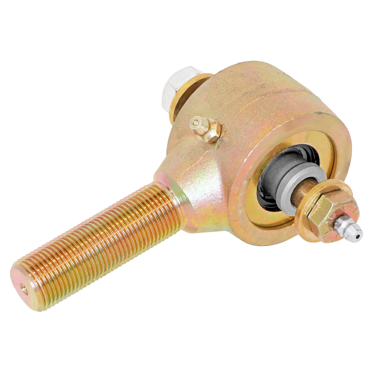 Johnny Joint Rod End, 2 In., Forged, 2 In. X .4375 In. Ball, 3/4 In.-16 Rh Threaded Shank, Internally Greased, Incl. Greasable Bolt 1