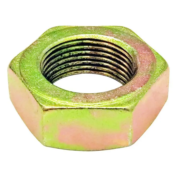 Rockjock Jam Nut, 1 1/4 In.-12 Rh Thread, Gold Zinc 1