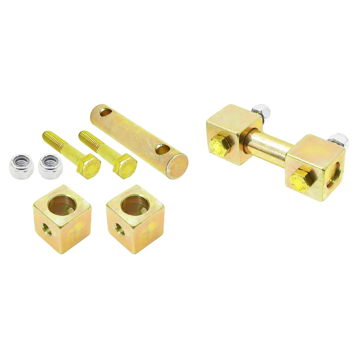 Shock Bar Pin Eliminator Kit, Tj/Lj/Xj/Mj Front, Pair 1