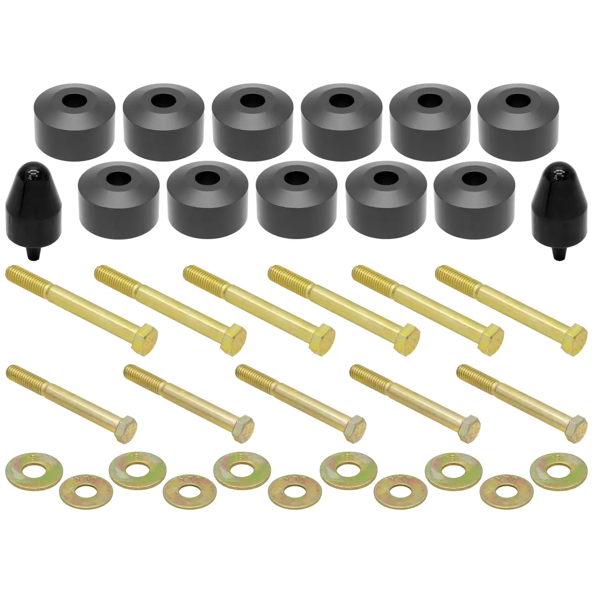 Rockjock Body Lift Kit, Tj/Lj/Yj, 1 In. Lift, Incl. Hardware 1