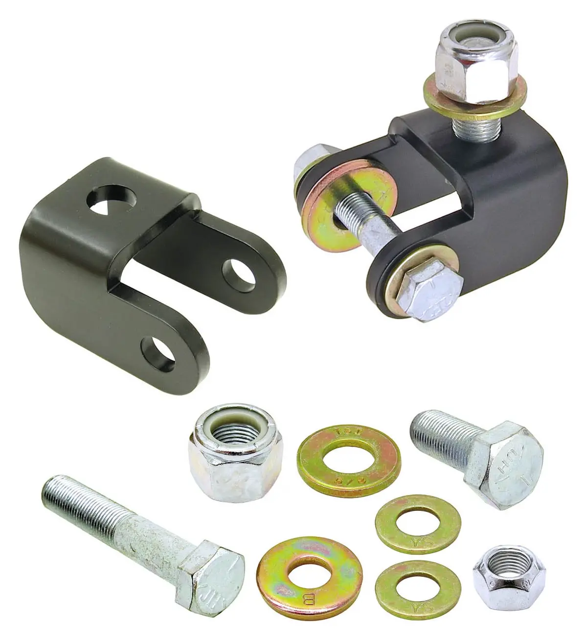 Rockjock Shock Mount Relocation Kit, Jk Front Upper, Incl. Hardware, Pair 1