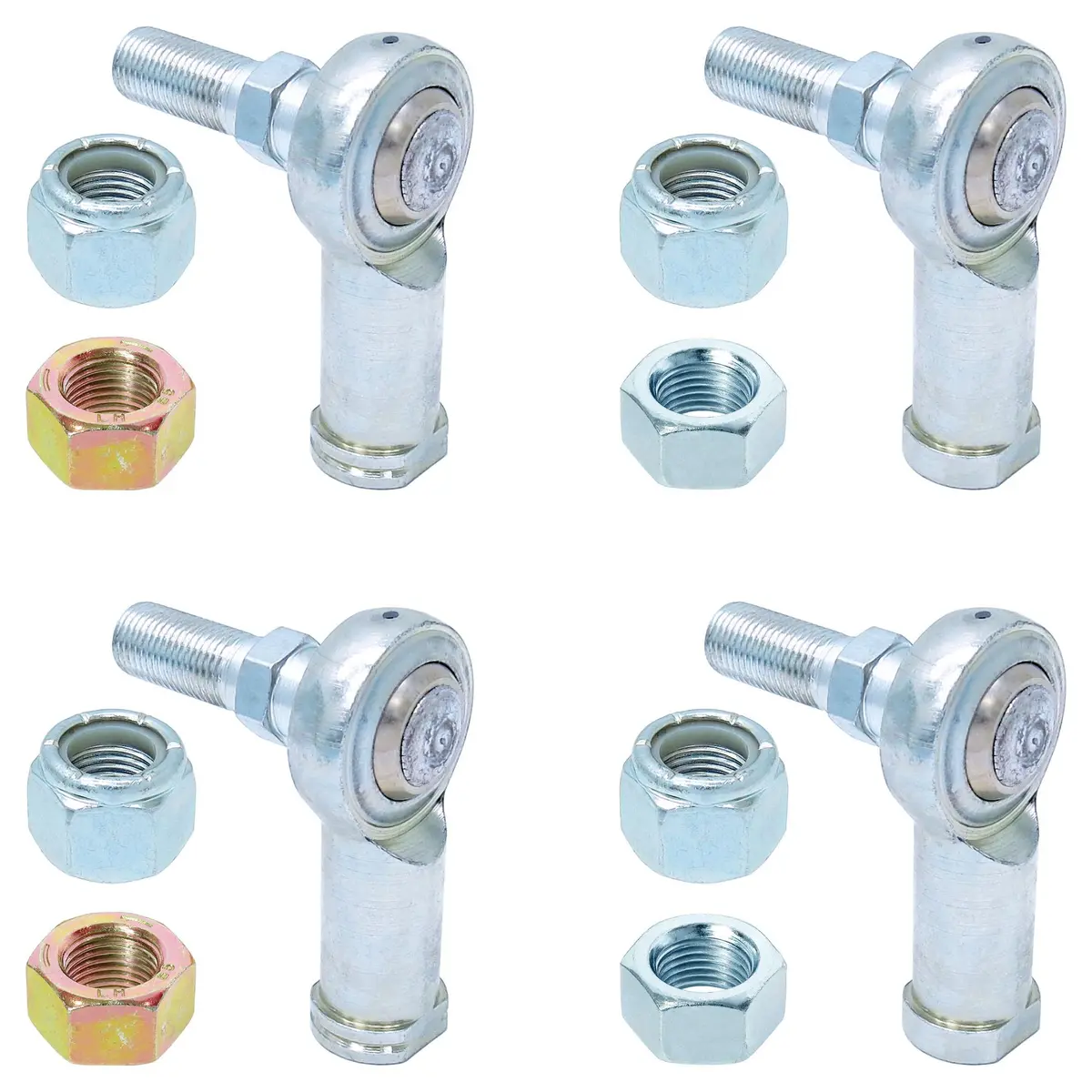 Rockjock Adjustable Sway Bar End Link Rod End Pack For Steel Arms, Heim Style 1