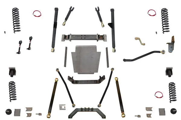 Jeep Cherokee 6.5 Inch Long Arm Lift Kit W/Rear Coil Conversion 84-01 Xj Clayton Off Road 1