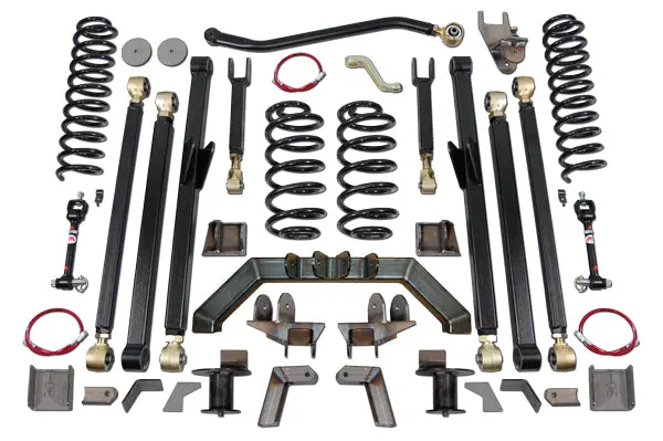Jeep Wrangler 4.0 Inch Long Arm Lift Kit W/Rear 5 Inch Stretch 1997-2006 Tj Clayton Off Road 1
