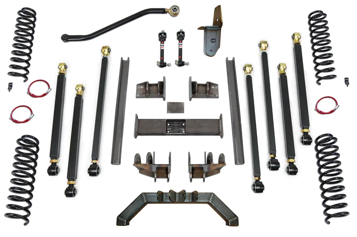 Jeep Grand Cherokee 5.0 Inch Pro Series 3 Link Long Arm Lift Kit 1993-1998 Zj Clayton Off Road 1