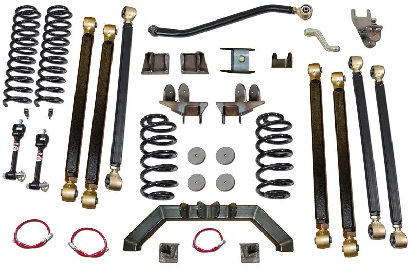 Jeep Wrangler 5.5 Inch Pro Series 3 Link Long Arm Lift Kit 1997-2006 Tj Clayton Off Road 1