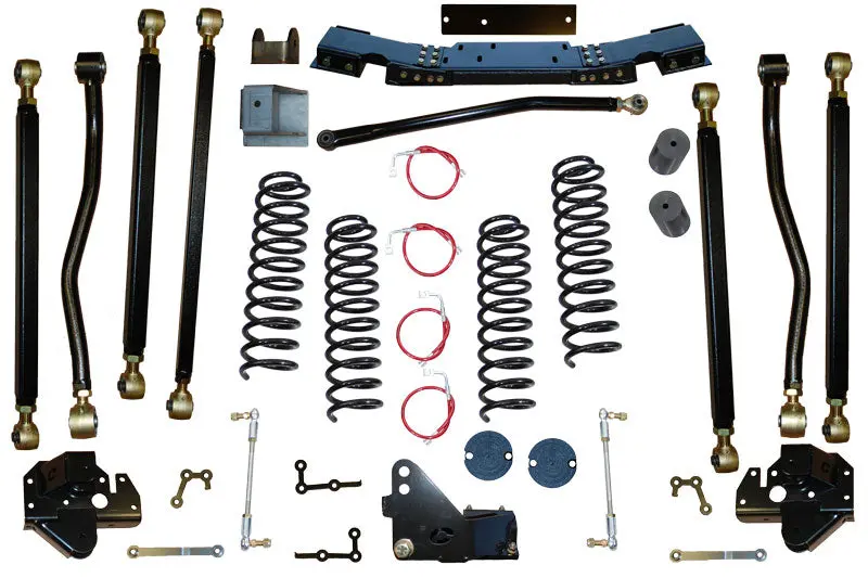 Jeep Wrangler 2.5 Inch Pro Series 3 Link Long Arm Lift Kit 07-18 Jk Clayton Off Road 1
