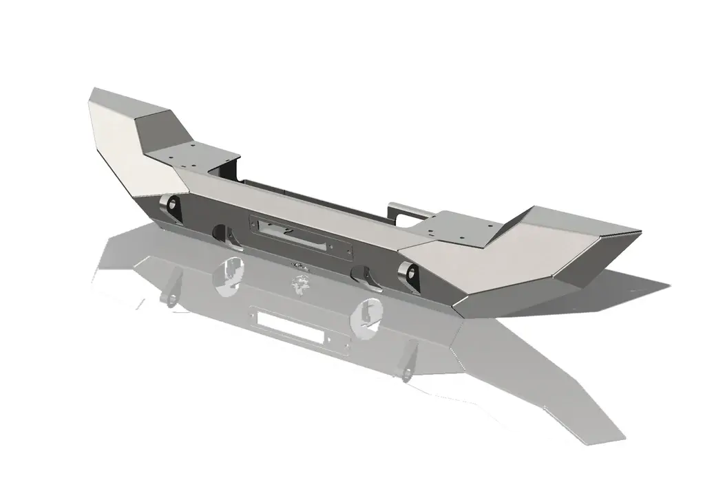 Pyro Full-Width Front Bumper - Steel | Jeep Wrangler Jl / Gladiator Jt 1