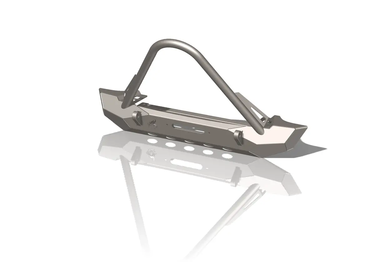 Pyro Mid-Width Front Bumper W/ Stinger | Jeep Wrangler Cj/Yj/Tj 1