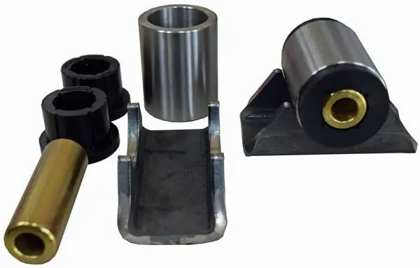 Heavy Duty Centered Shackle Hanger Pair (2.5" Wide Springs) 1