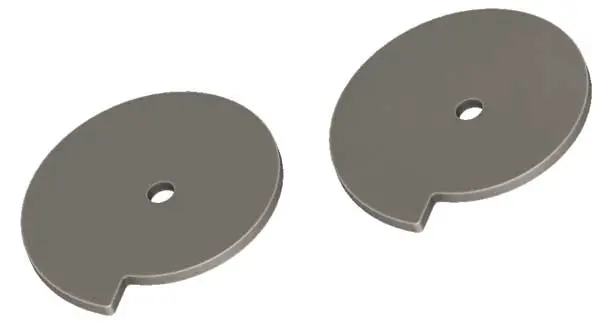 Coil Spring Retainer Plates Pair 1