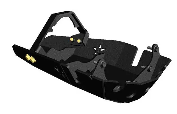 Dana M220 Rear Axle Skid Plate 1