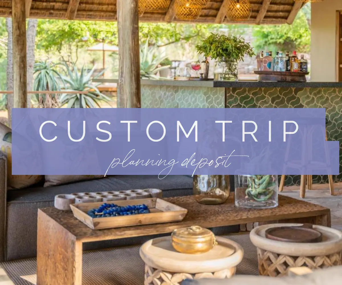 Custom Travel Planning: Deposit 1