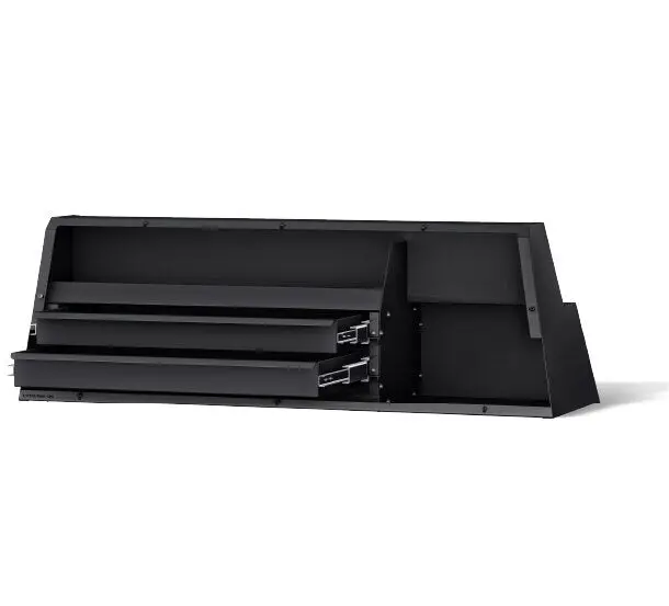 Gullwing Drawer Bin - Fits Jeep Gladiator Left Side Mount Fits All Evo Series Caps 1