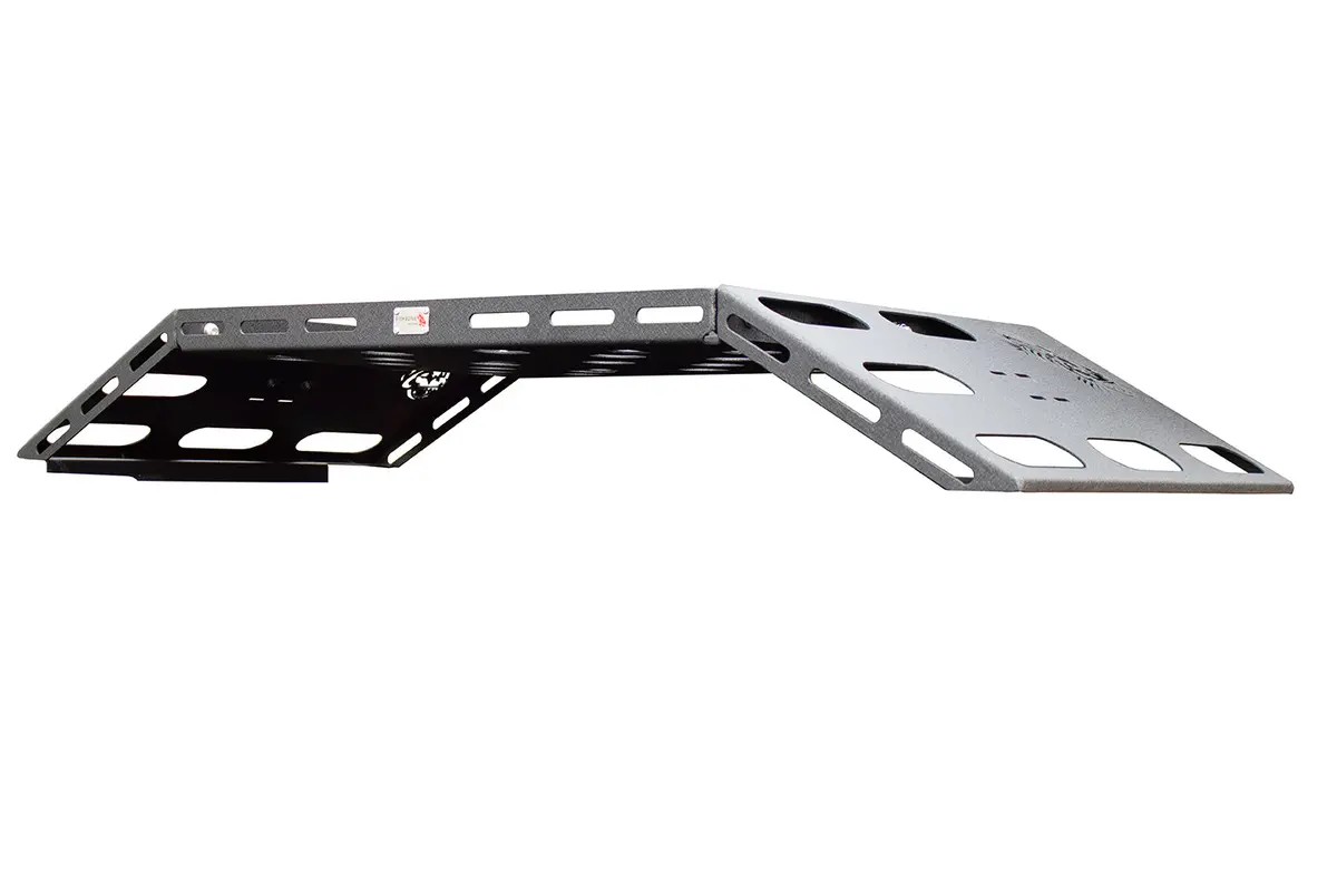 Gladiator Bed Storage Rack For 20+ Jeep Gladiator Steel Powdercoat Fishbone Offroad 1