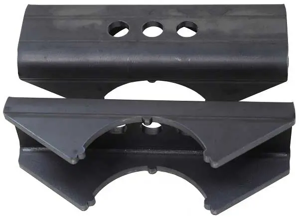 Anti-Wrap Leaf Spring Perch Pair, Ford 3 Wide Leaf Spring 3 1/4" To 3 1/2" Axle Tube 1