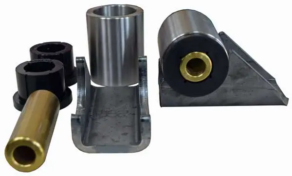 Heavy Duty Flush Mount Shackle Hanger Pair 3 1/2 Inch Overall Width For 3 Inch Wide Springs 1