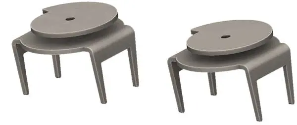 Coil Spring Bucket, Centered Frame 1