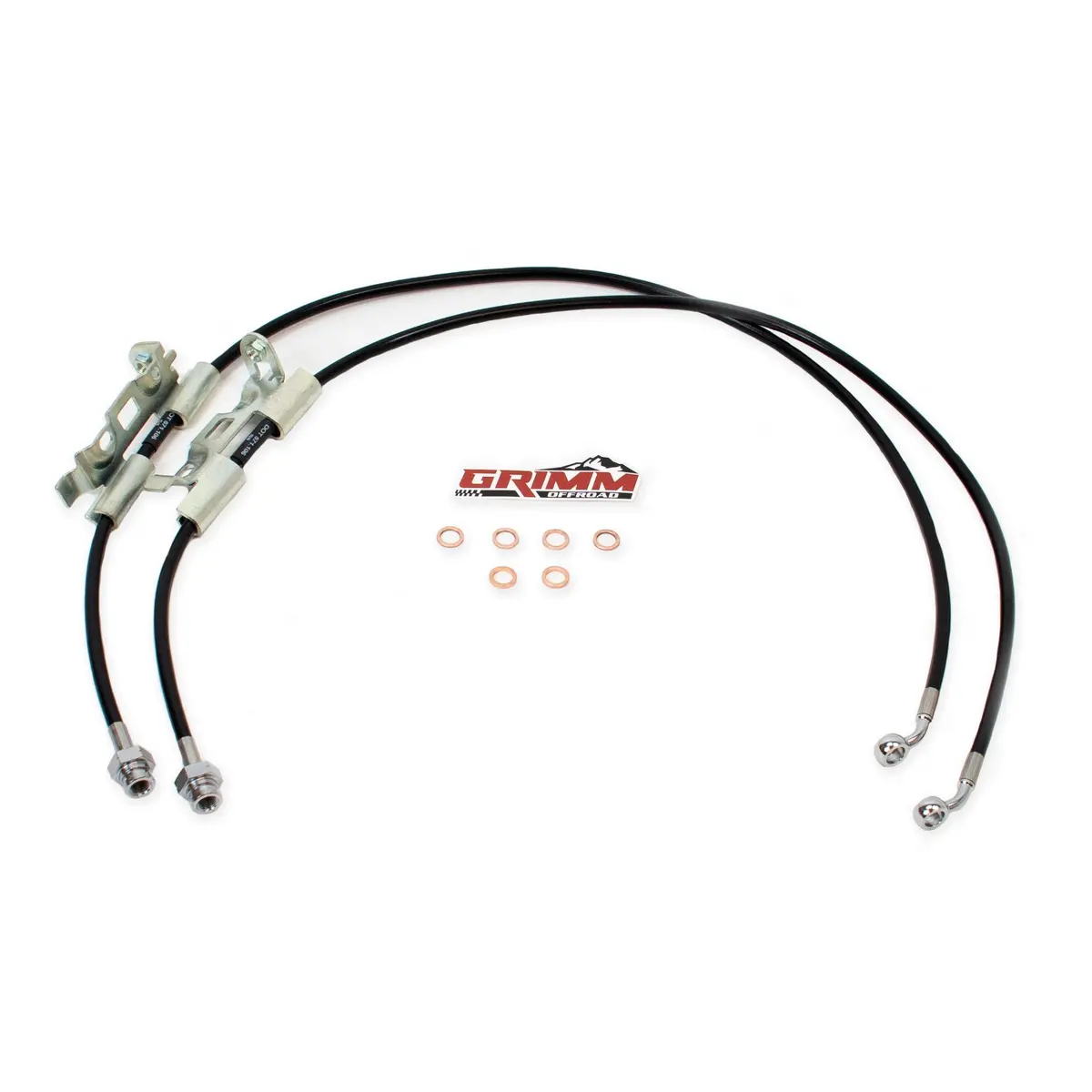 Grimm Offroad Jeep Wrangler Jl/Jlu & Gladiator Jt Front Brake Line Kit 1