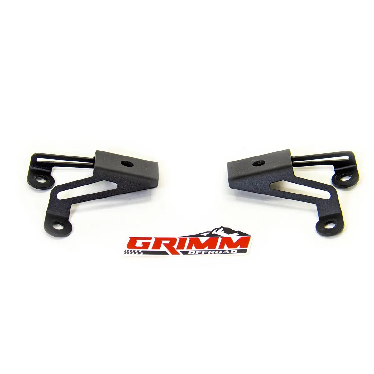 Grimm Offroad Jeep Wrangler Jl/Jlu & Gladiator Jt Steel Bumper Side Light Mounts 1