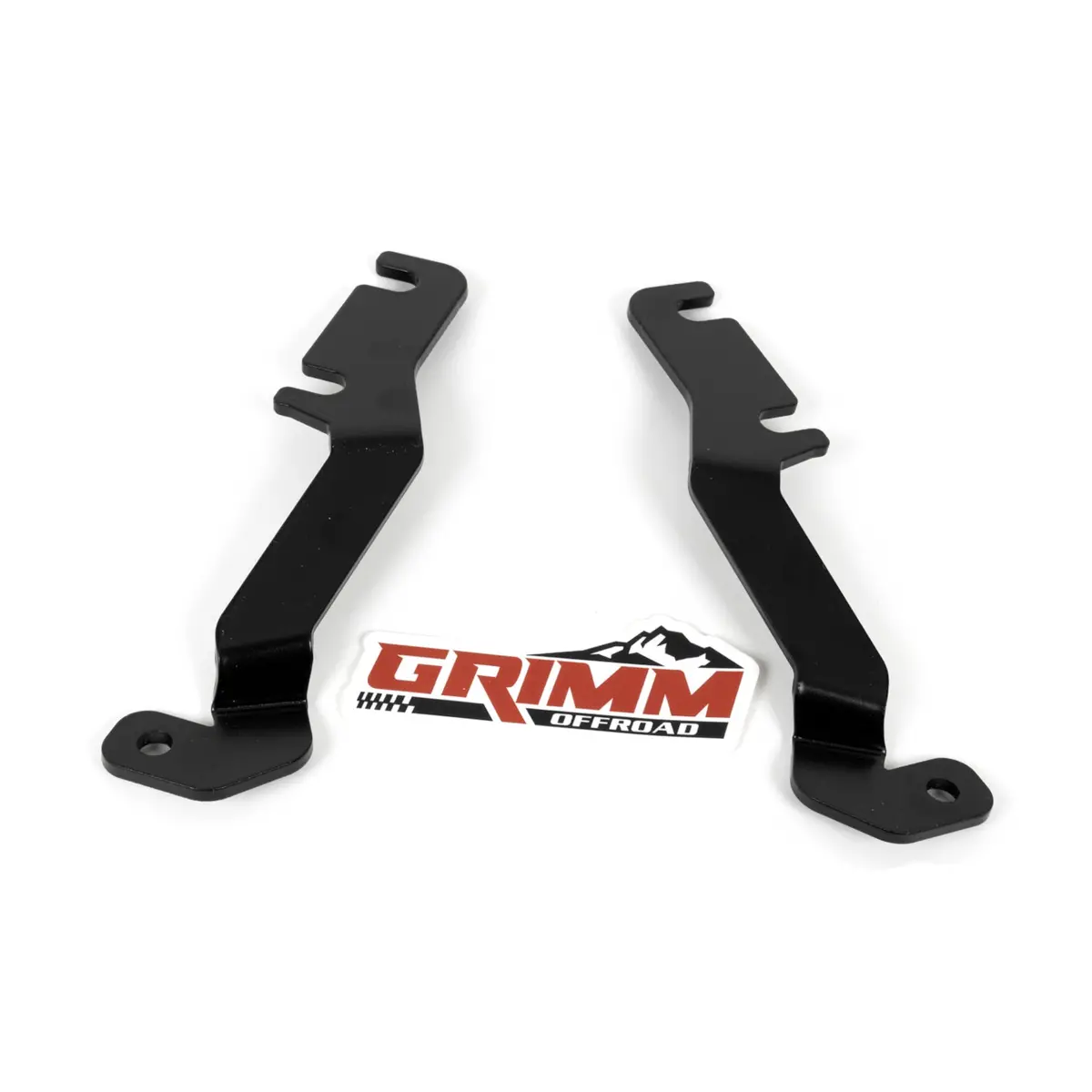 Grimm Offroad 05-15 Toyota Tacoma Hood Hinge Light Brackets 1