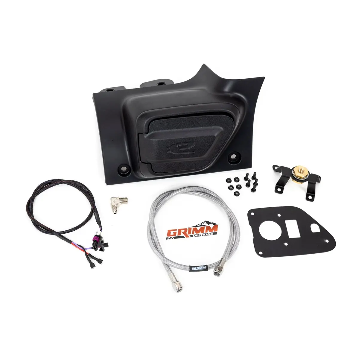 Grimm Offroad Jeep Wrangler Jl/Jlu & Gladiator Jt 4Xe Charge Port Air Chuck Conversion Kit 1