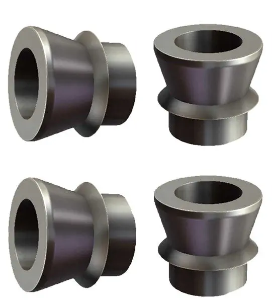 1 To 3/4 High Misalignment Spacer Zinc Plated Steel 2 5-8 Inch Mounting Width Pair Of A Pair 1