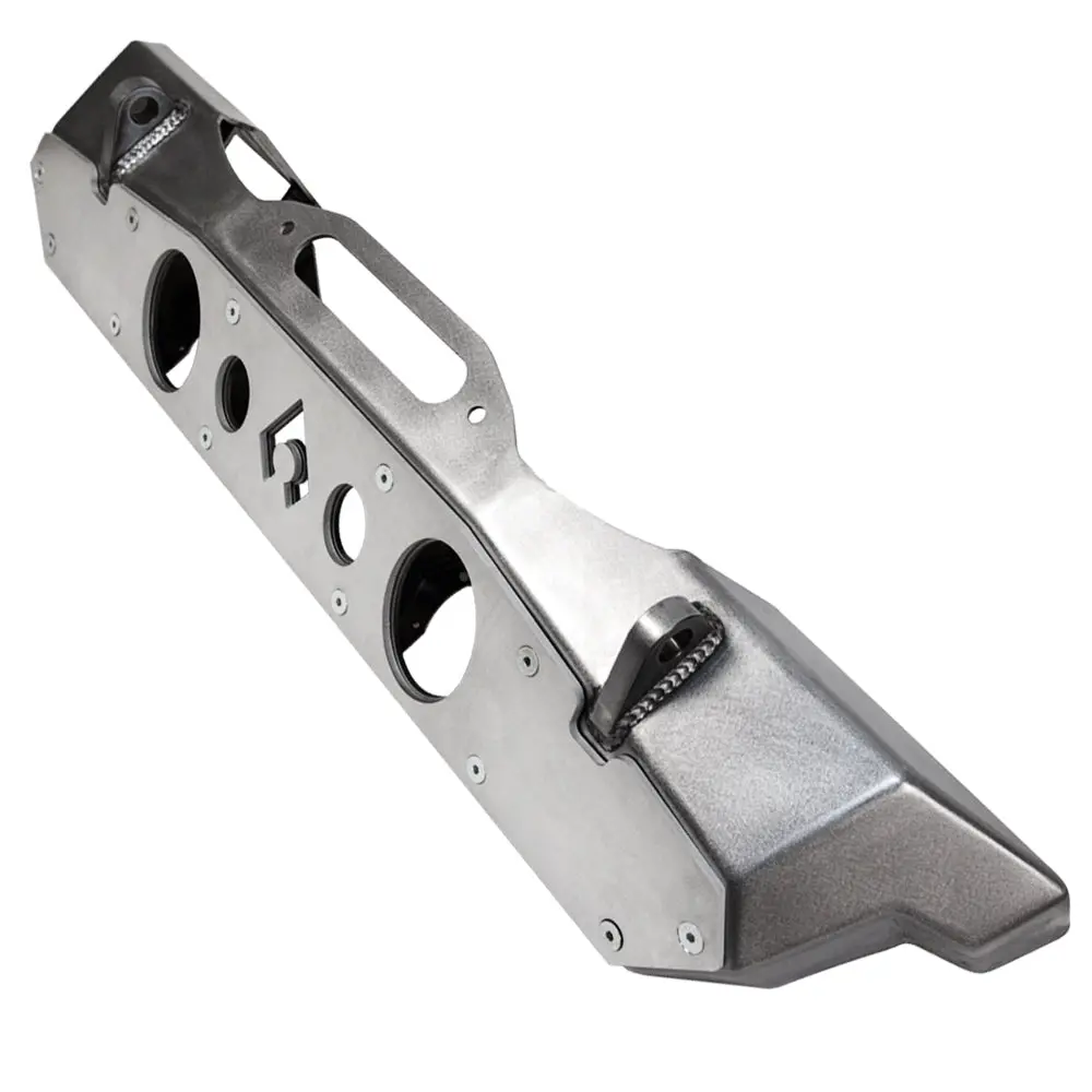Nighthawk Front Bumper With Aluminum Skid For Jk, Jl, And Jt 1