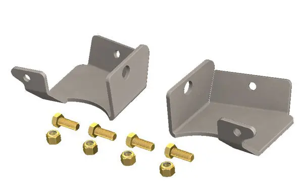 Jk Front Frame Lower Control Arm Skidplates 1