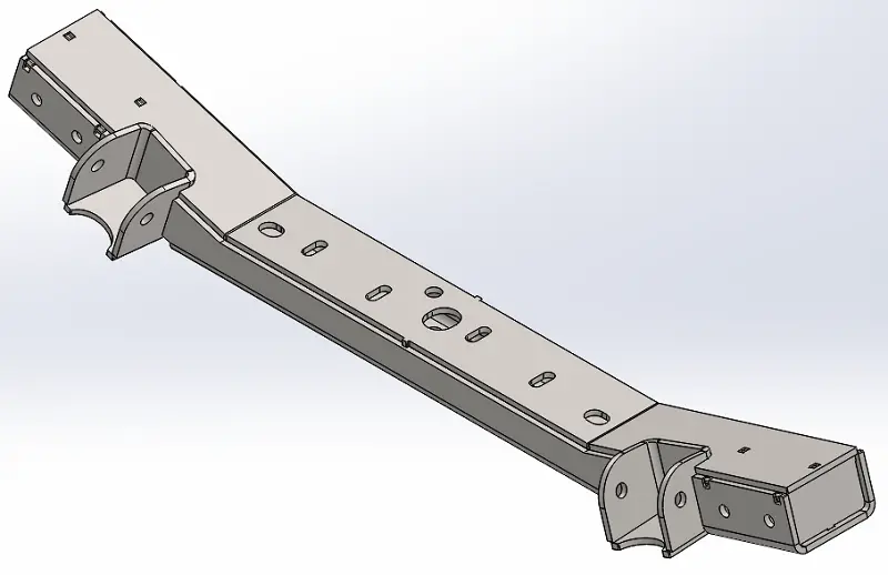 Jk Hd Crossmember W/Link Mounts 07-11 Wrangler Jk Artec Industries 1