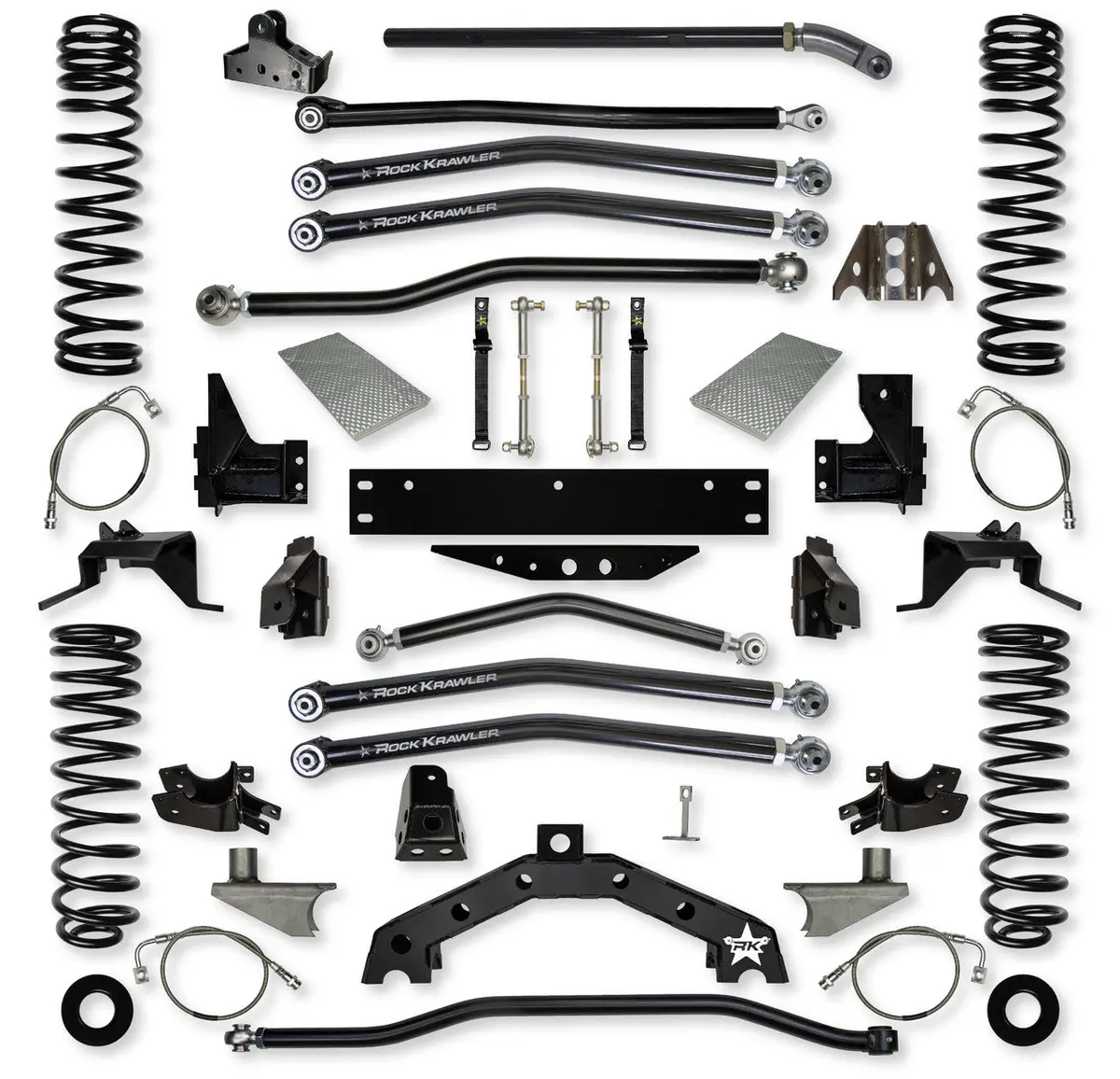 4.5 Inch X Factor X2 Long Arm W/ 6" Rear Stretch - 2 Door Jk 1