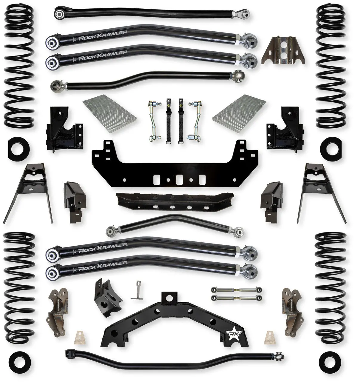 3.5 Inch X Factor X2 Long Arm Suspension - 4 Door Jlu 1