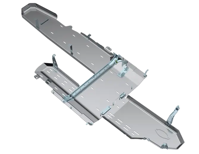 Jt Gladiator Full Bellypan With Oil Door - 3.0L Diesel Aluminum 1
