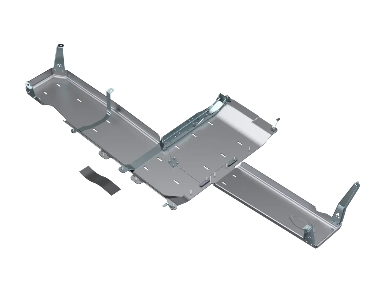 Jlu Full Bellypan With Oil Door - 4 Door 2.0L Aluminum 2018+ 1