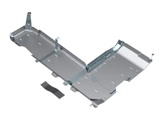 Jlu T-Case/Fuel Skid Kit Only - 4 Door 3.6L Aluminum Pre-2018 1