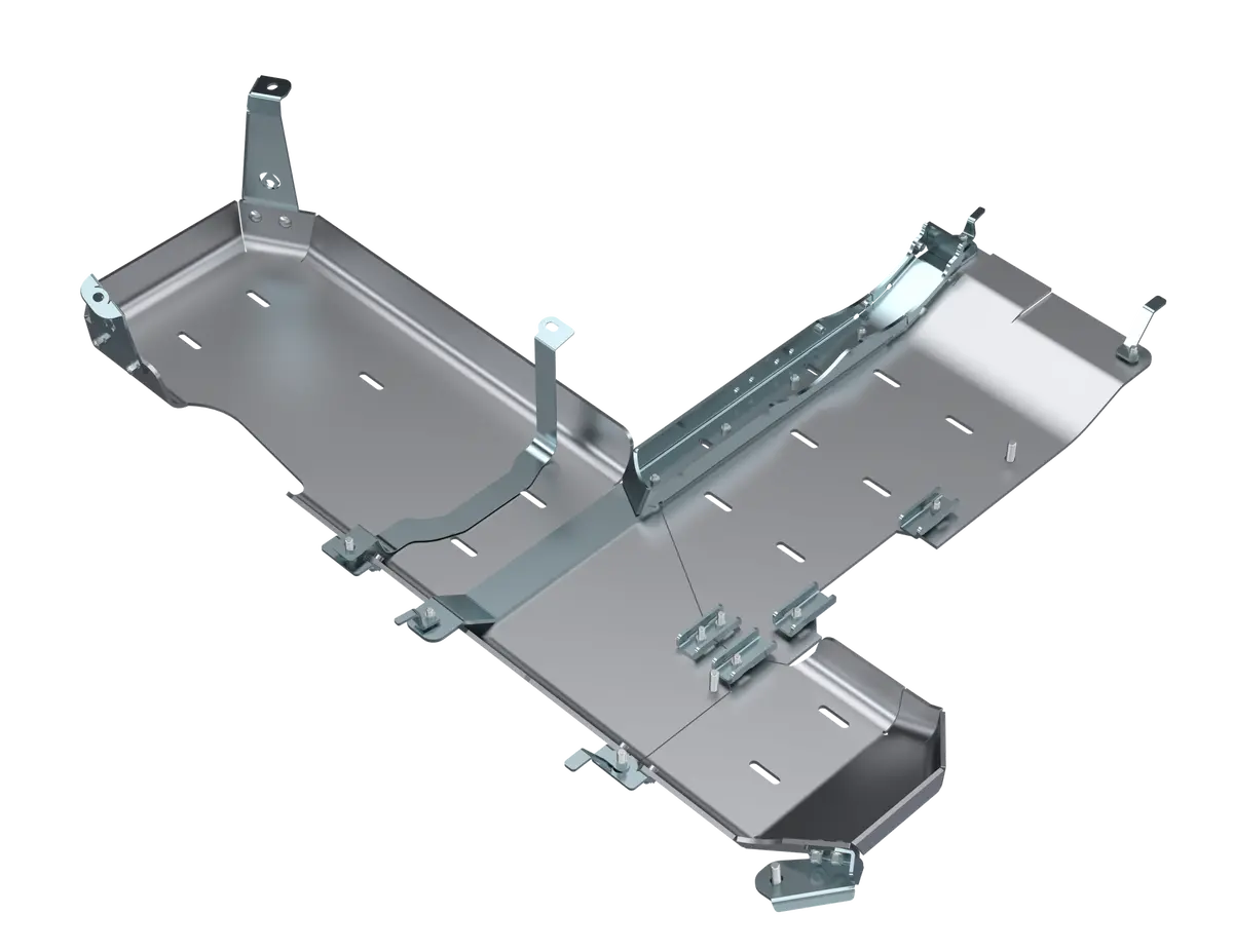 Jl T-Case/Fuel Skid Only - 2 Door 3.6L, 2.0L Aluminum 2018+ 1